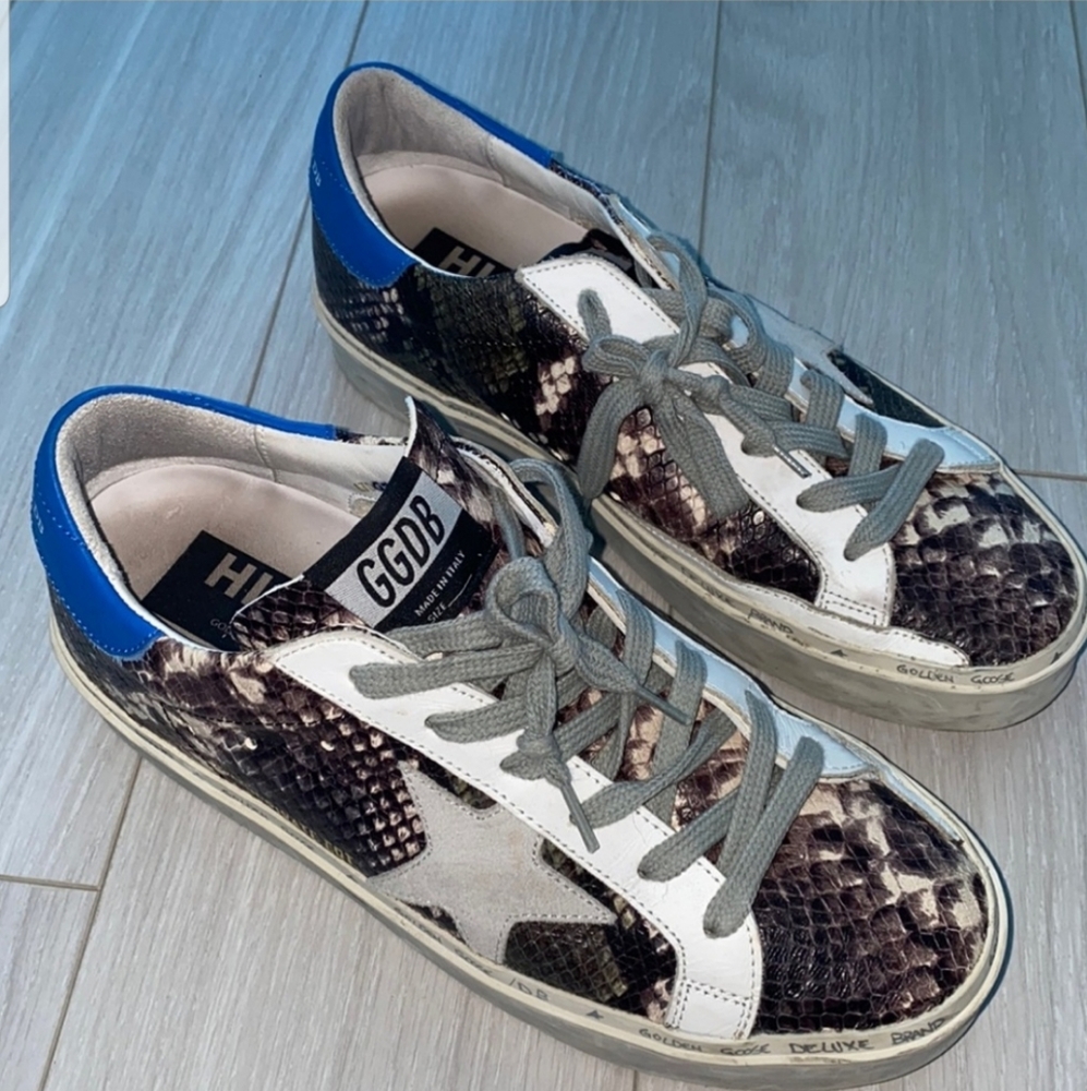 Golden Goose Snakeskin Sneakers